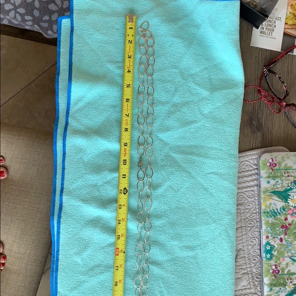 Sterling silver necklace. 30” long!